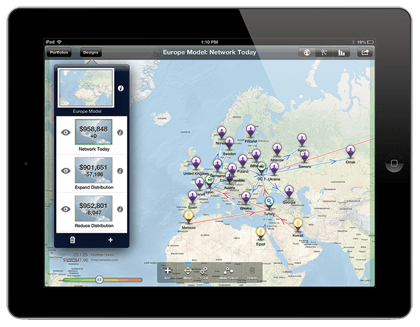 Supply Chain Sherpa on iPad