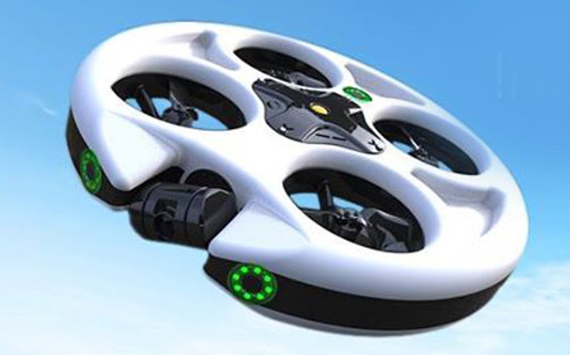 Sparo quadcopter in flight
